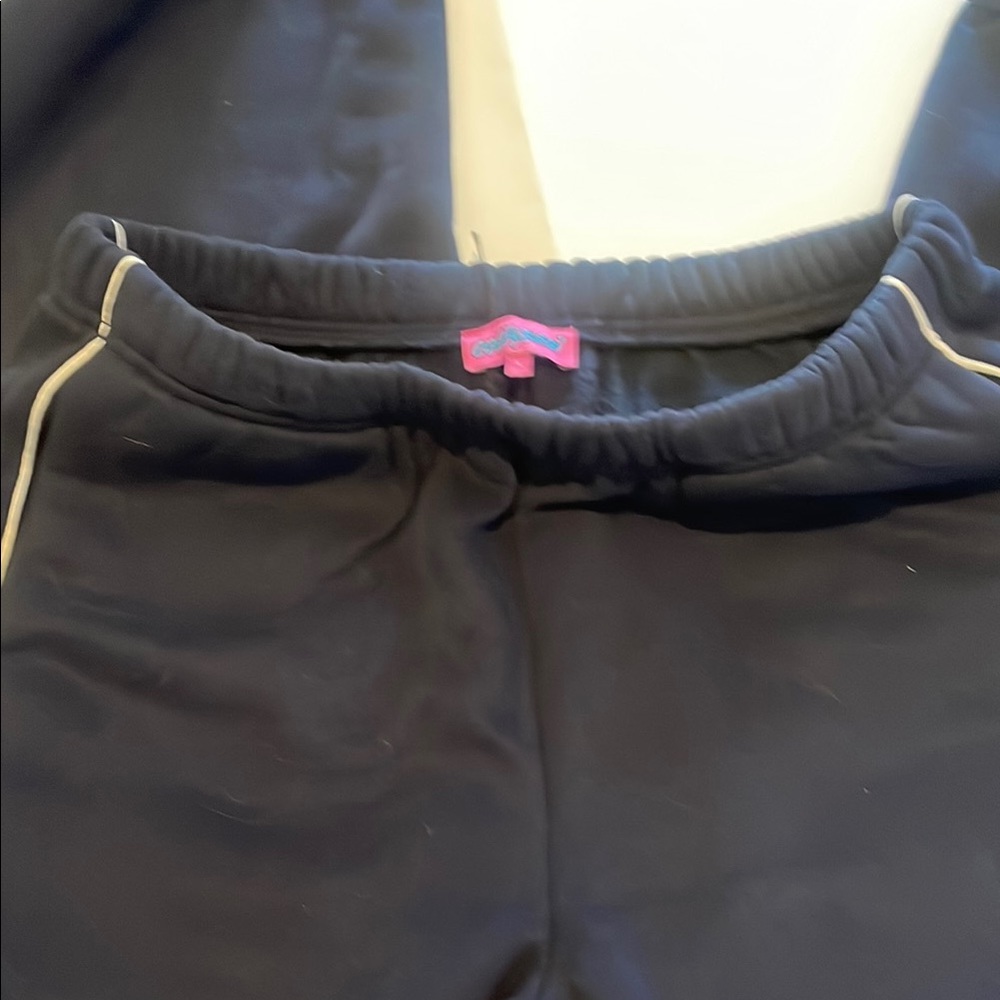 Edikted Black Sweatpants High-Waisted Joggers